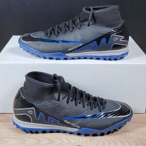 Nike Zoom Mercurial Superfly 9 Academy TF Soccer Shoes Mens 7 Black DJ5629-040